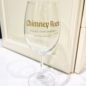 Chimney Rock Napa Valley Wine Glass EUC